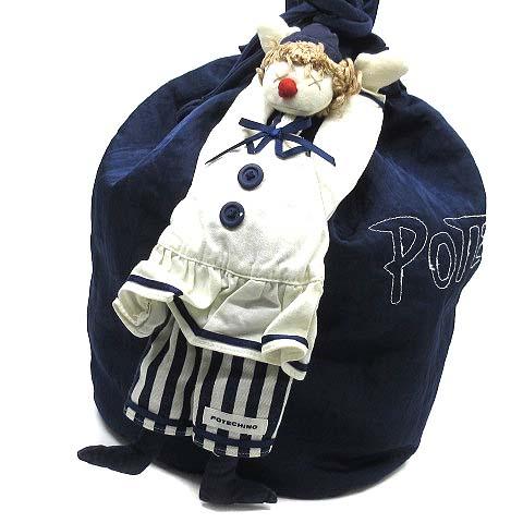ポテチーノ POTECHINO さえら 人形付き ナイロン 巾着 トートバッグ