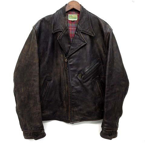 Levi's リーバイス　本革レザージャケット　ライダース　 L相当 Levi's（リーバイス） ブルゾン アウター PREMIUM BLACK FULLZIP
