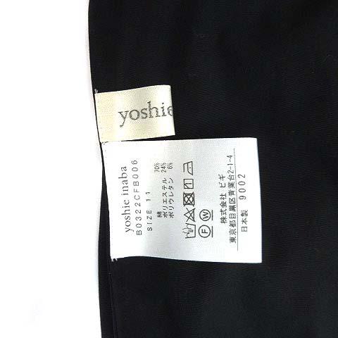 ヨシエイナバ yoshie inaba シャツ ブラウス コットン ストレッチ 長袖 