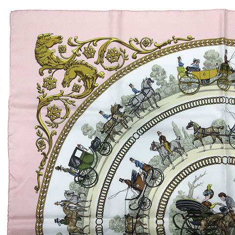 HERMES（エルメス） カレ90 シルク スカーフ ロンシャンへの散歩 LA