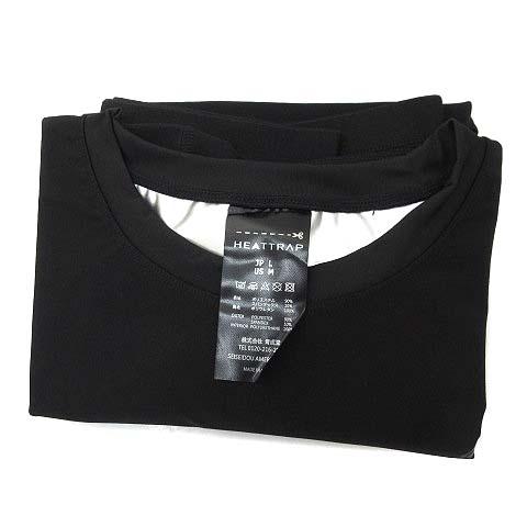未使用品 ヒートラップ HEATTRAP HTS00L NP サウナ シャツ 黒 ブラック