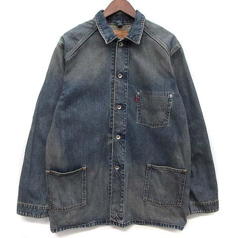 Levi's（リーバイス） デニム カバーオール ジャケット USED加工 70740