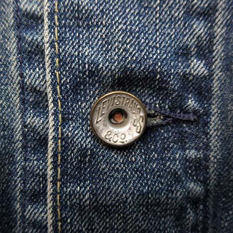Levi's（リーバイス） デニム カバーオール ジャケット USED加工 70740