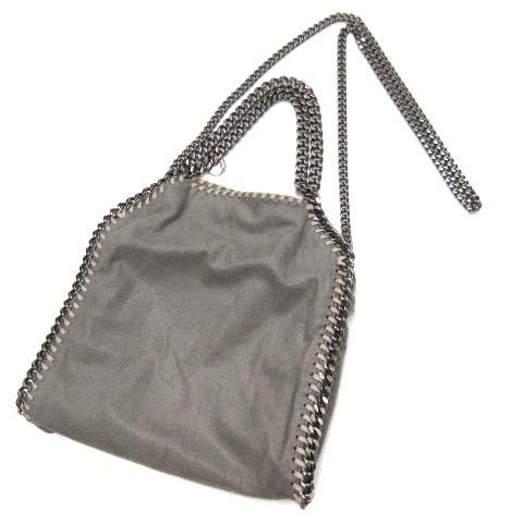 ステラマッカートニー　ファラベラ　トートバッグ　ミニ　グレー　2way ステラマッカートニー STELLA McCARTNEY ファラベラ ミニ 2WAY トート