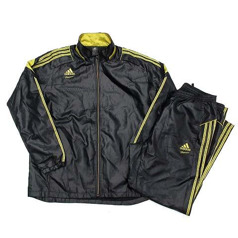 アディダス プロフェッショナル★黒金ウインドブレーカー★上下セットアップ★O adidas（アディダス） プロフェッショナル ウインドブレーカー