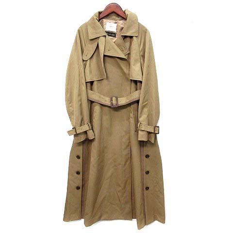 アメリ AMERI MINIMAL FLARE LONG TRENCH COAT トレンチコート 