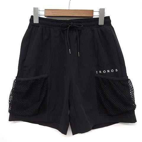 CRONOS CRNS Track Shorts Black ハーフパンツ メンズ CRONOS（クロノス） shorts