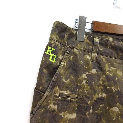 キスマーク kissmark カモフラ コットン ストレッチ パンツ 迷彩