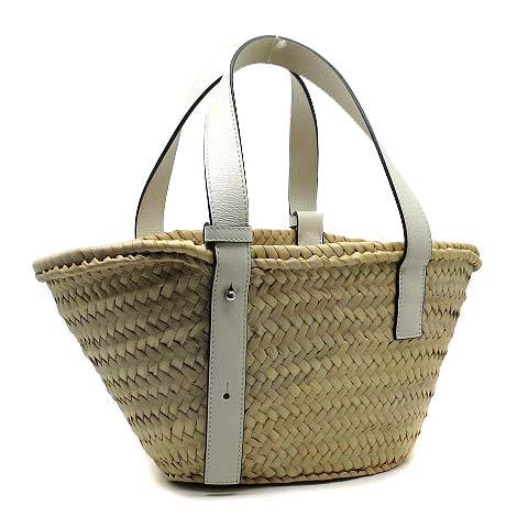 LOEWE かごバッグ　超美品　アナグラムバスケットバッグ(スモール) ◇ロエベ◇ アナグラム バスケット スモール かごバッグ カゴバッグ
