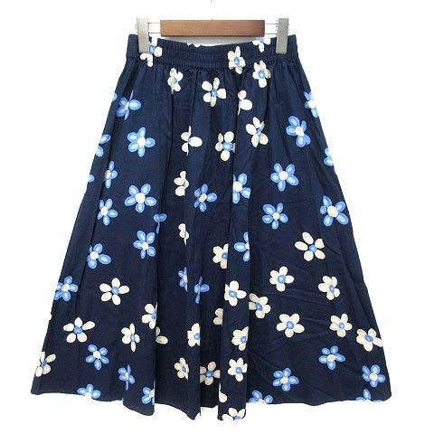 ユニクロ（UNIQLO） マリメッコ marimekko リネンブレンド スカート