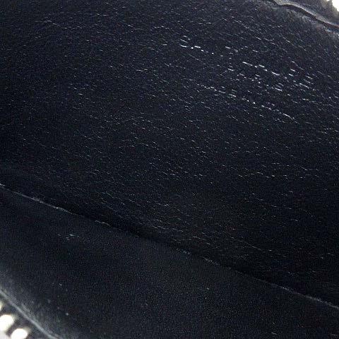 サンローラン パリ SAINT LAURENT PARIS ペイズリー スタッズ レザー