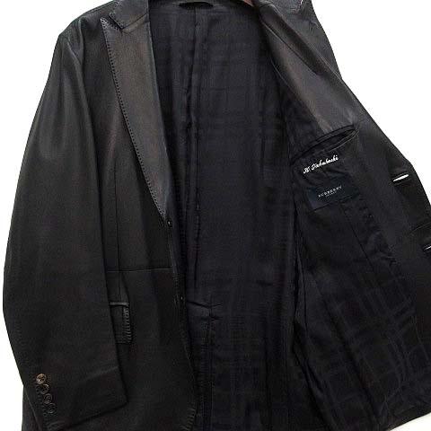 バーバリー ロンドン BURBERRY LONDON ラムレザー テーラード