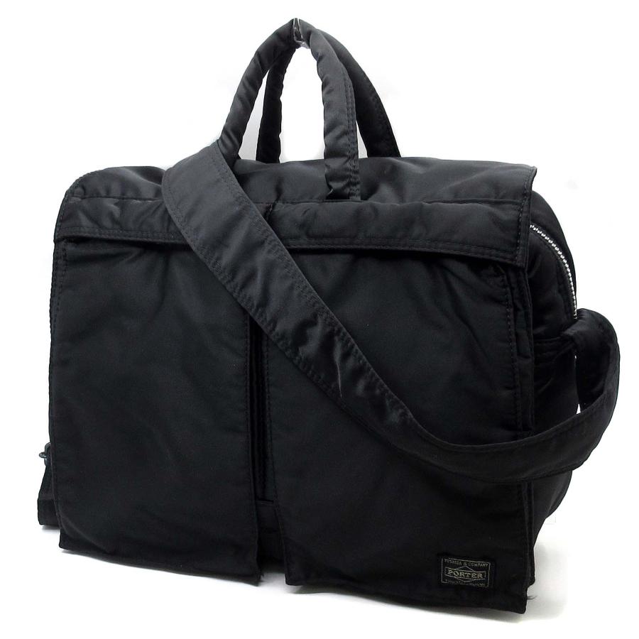 PORTER ポーター タンカー 2WAY ショルダーバッグ (S) フラップ 黒 