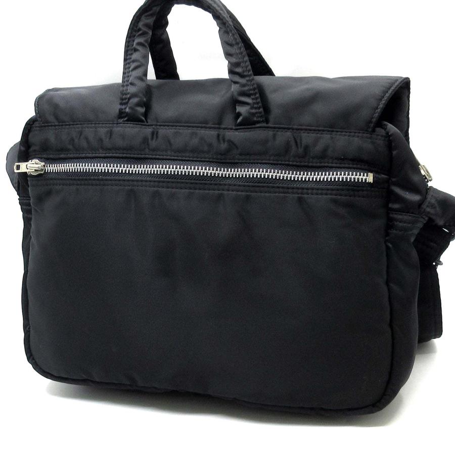 PORTER ポーター タンカー 2WAY ショルダーバッグ (S) フラップ 黒 