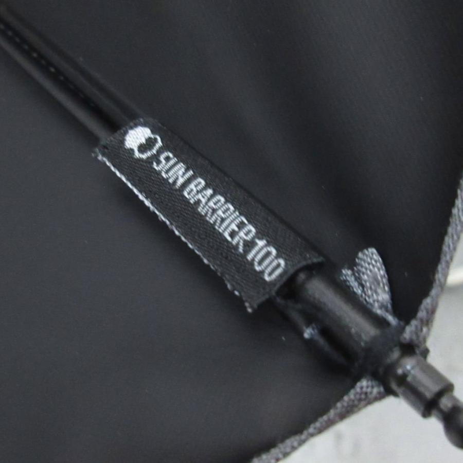 新品同様 サンバリア100 SUN BARRIER 完全遮光 2段折 フロスト 日傘
