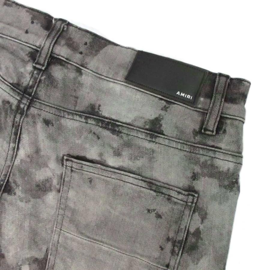 アミリ AMIRI MX1 CLASHED CAMO ダメージ加工 デニムパンツ ブリーチ
