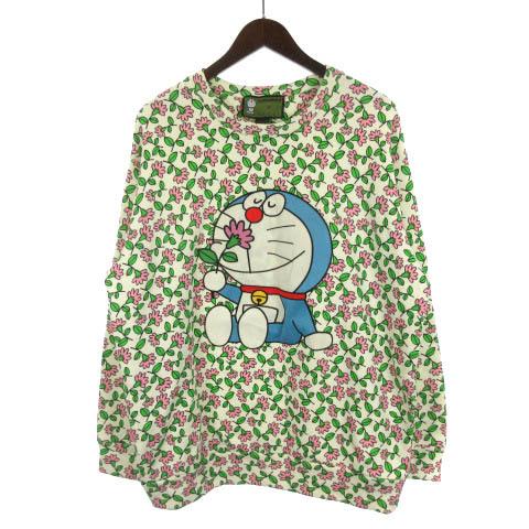 中古 グッチ Gucci ドラえもん 21ss トレーナー 長袖 クルーネック 刺繍 花柄 S 白 ホワイト Ecr10 メンズ レディース ベクトル 古着 016 ブランド古着販売のベクトル 通販 Yahoo ショッピング