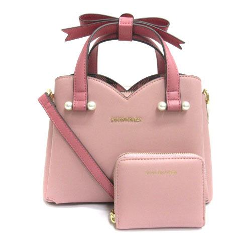 未使用品 サマンサベガ Samantha Vega ミニ財布付バッグ 2way ショルダーバッグ ピンク レディース 016 ブランド古着販売のベクトル 通販 Yahoo ショッピング