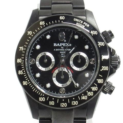 アベイシングエイプ A BATHING APE BAPEX ベイペックス 腕時計 クロノ
