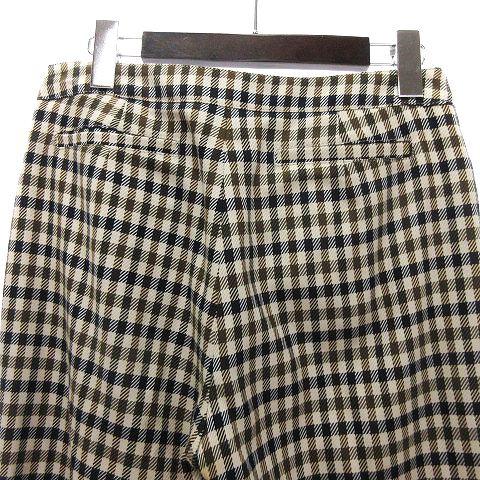 アクアスキュータム AQUASCUTUM パンツ スラックス ストレッチ ポリコットン チェック 6F ベージュ系 ■ECS レディース｜vectorpremium｜04