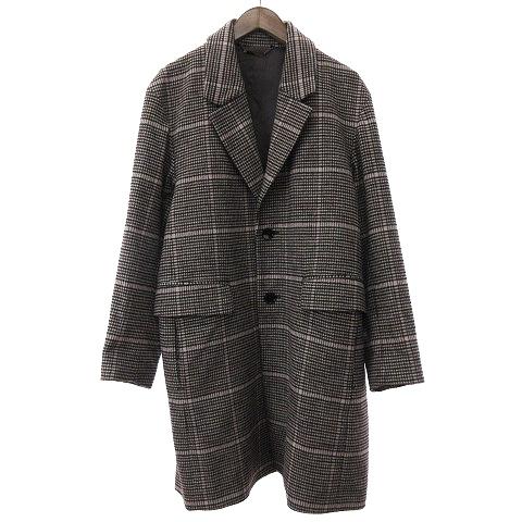 モンキータイム アローズ 美品 BV MELTON OVER SIZED CHESTER COAT 