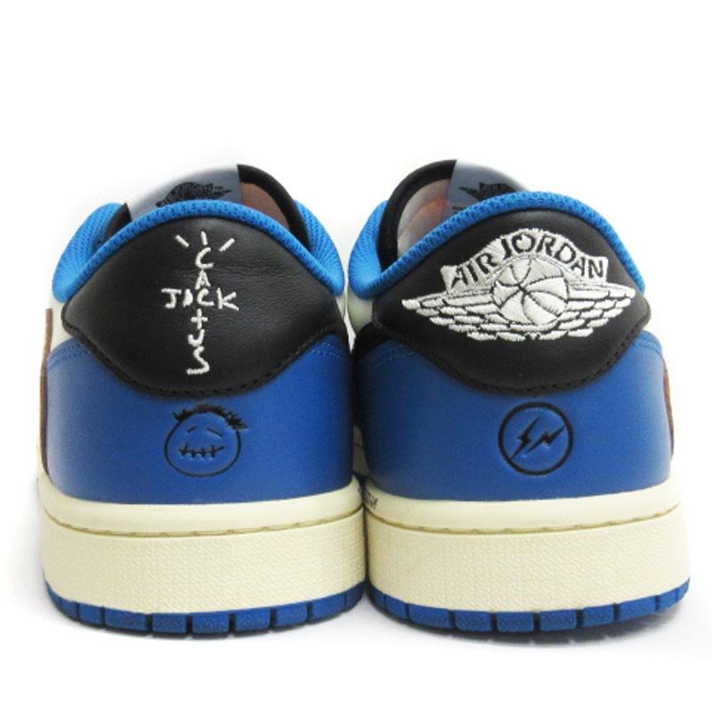 ナイキ NIKE Travis Scott × Fragment Air Jordan 1 Low Military Blue エアジョーダン 1 ロー スニーカー DM7866-140 28.5cm ☆AA★ メン｜vectorpremium｜06