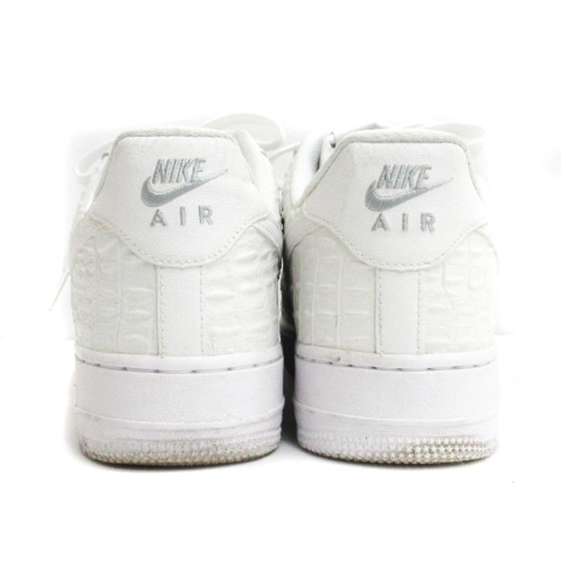 ナイキ NIKE AIR FORCE 1 LOW 07 LV8 エアフォース ワン ロー エレベイト スニーカー クロコ型押し レザー 718152-103 ホワイト US8 26cm｜vectorpremium｜06