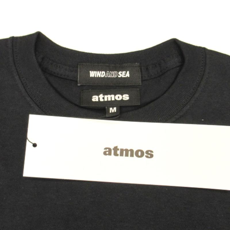 未使用品 ウィンダンシー WIND AND SEA × アトモス atmos タグ付き BIG LOGO TEE ビッグ ロゴ Tシャツ カットソー 半袖 プリント AT20-058｜vectorpremium｜04