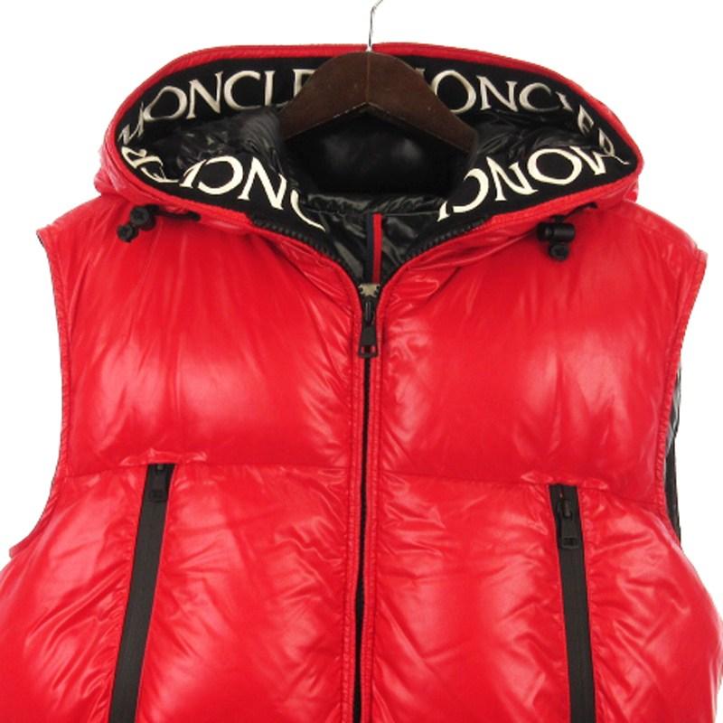 MONCLER モンクレール AGNEAUX ダウン ベスト ロゴ フーディ MONCLER モンクレール AGNEAUX ダウン ベスト ロゴ フーディ