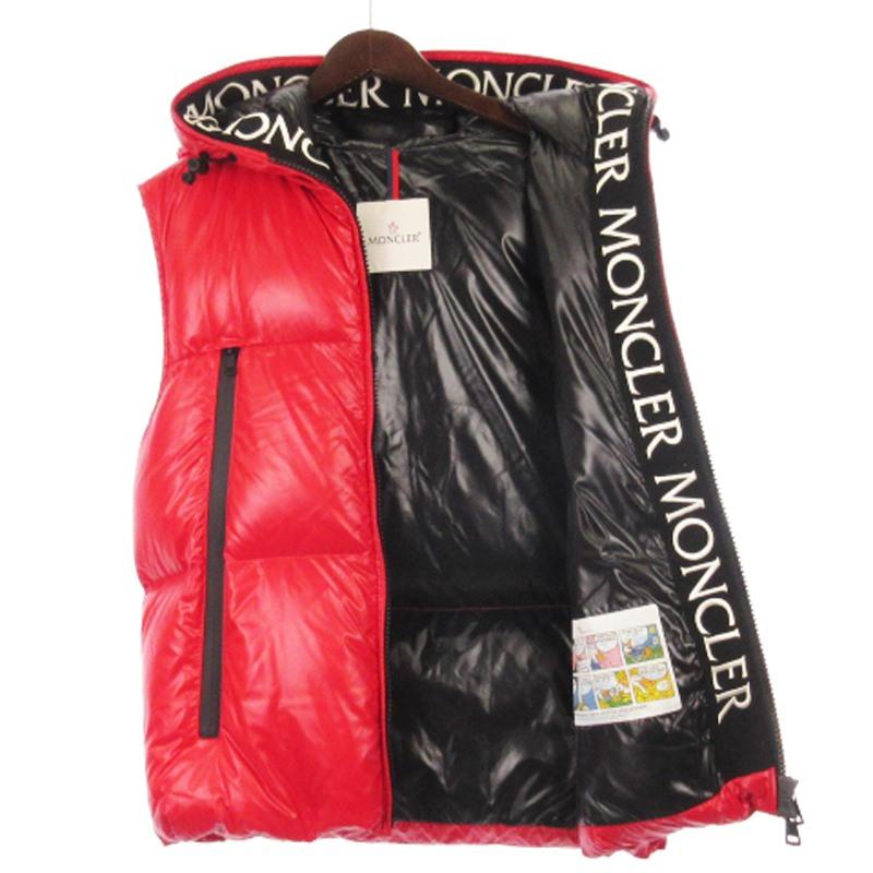 MONCLER モンクレール AGNEAUX ダウン ベスト ロゴ フーディ MONCLER モンクレール AGNEAUX ダウン ベスト ロゴ フーディ