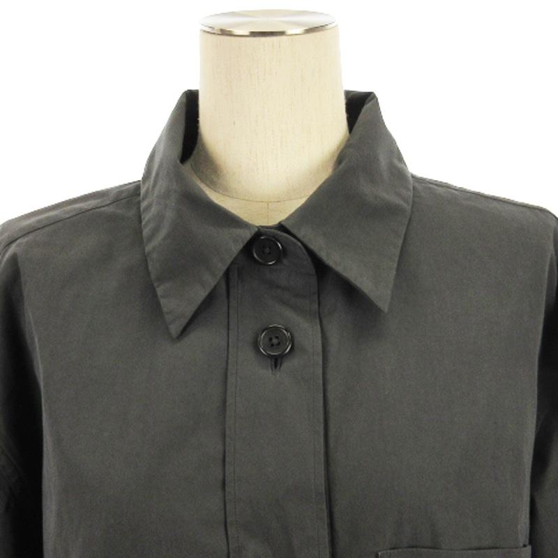 マーガレットハウエル MARGARET HOWELL シャツ ワンピース ロング 長袖  