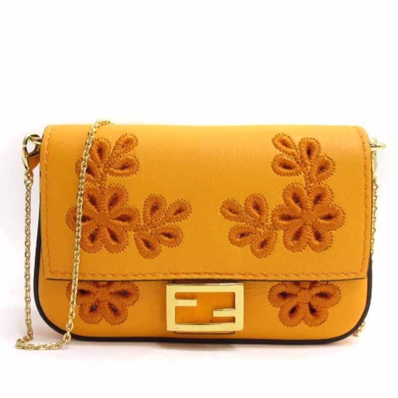フェンディ FENDI ナノバケット バッグチャーム ミニポーチ チェーン 