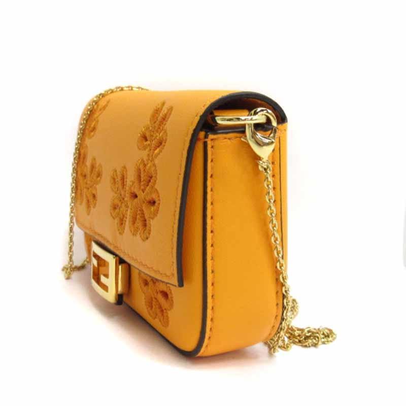 フェンディ FENDI ナノバケット バッグチャーム ミニポーチ チェーン 
