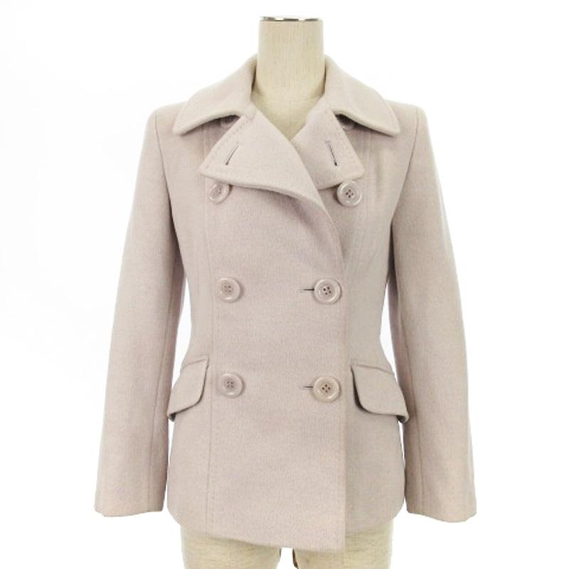 美品✨23区 大きいサイズコットンリネン ストレッチダブルブレスト ジャケット 23区 オンワード樫山 コットンリネンストレッチダブルブレスト