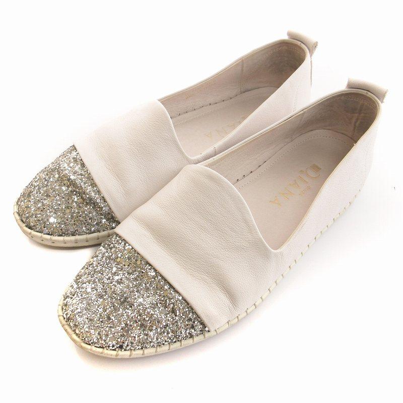 DIANA ダイアナ フラットシューズ スリッポン スニーカー ラウンドトゥ  