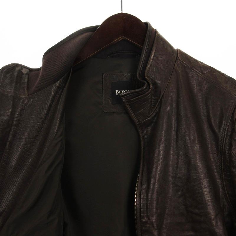 ヒューゴボス HUGO BOSS シングル ライダース ジャケット ヒューゴボス HUGO BOSS シングル ライダース ジャケット