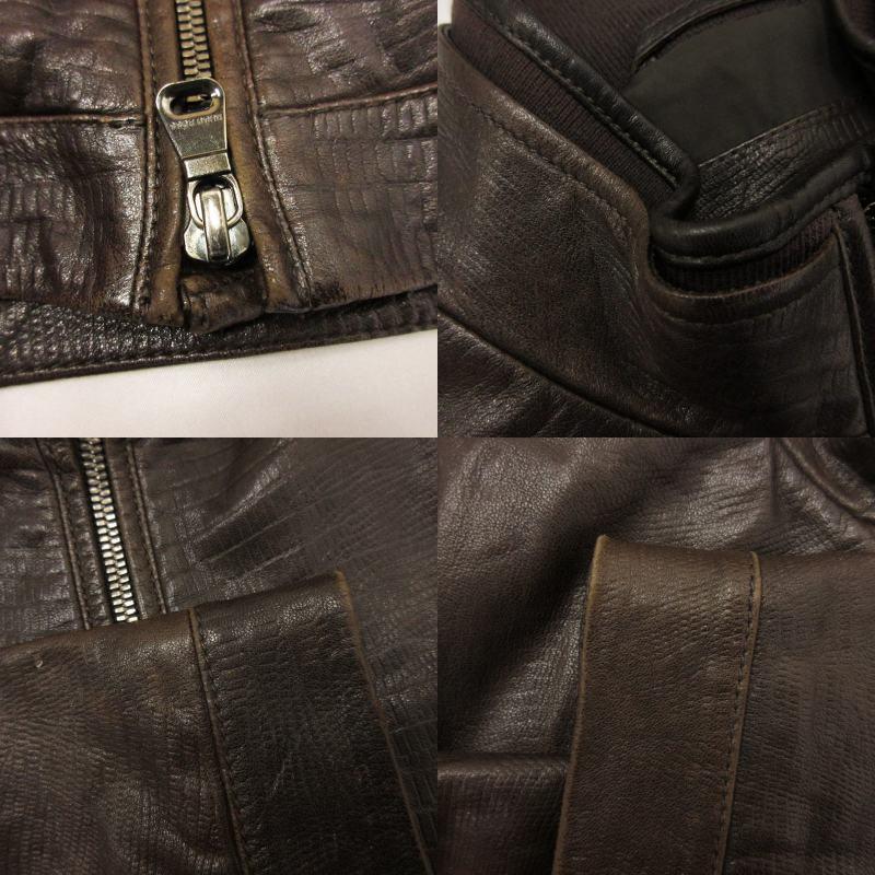 ヒューゴボス HUGO BOSS シングル ライダース ジャケット ヒューゴボス HUGO BOSS シングル ライダース ジャケット
