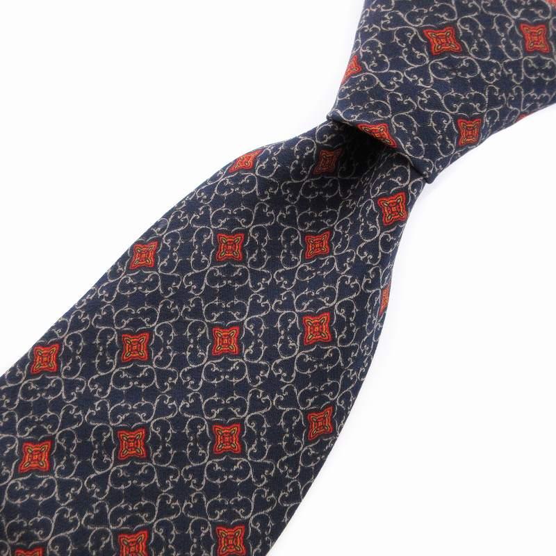 Christian Dior クリスチャンディオール MONSIEUR ネクタイ 総柄 絹  