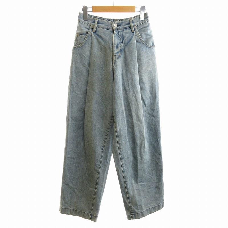 ネオンサイン NEON SIGN Wide Denim Slacks INDIGO USED ワイド デニム 