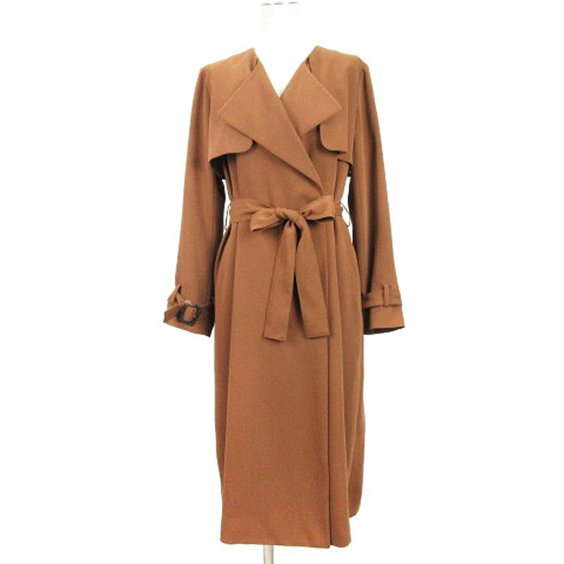 ラグナムーン LagunaMoon スプリング コート ブラウン S 241007E  