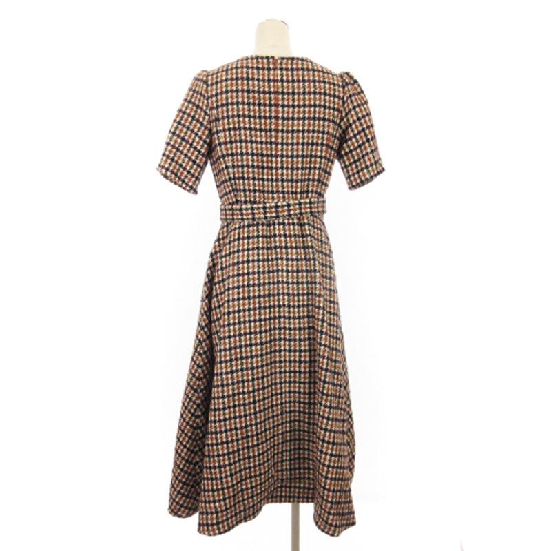 スリーシスターズ three sisters クラブチェック ツイード ワンピース  