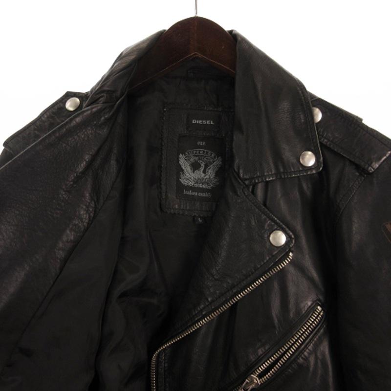 DIESEL ディーゼル ダブル ライダース ジャケット レザー 本革