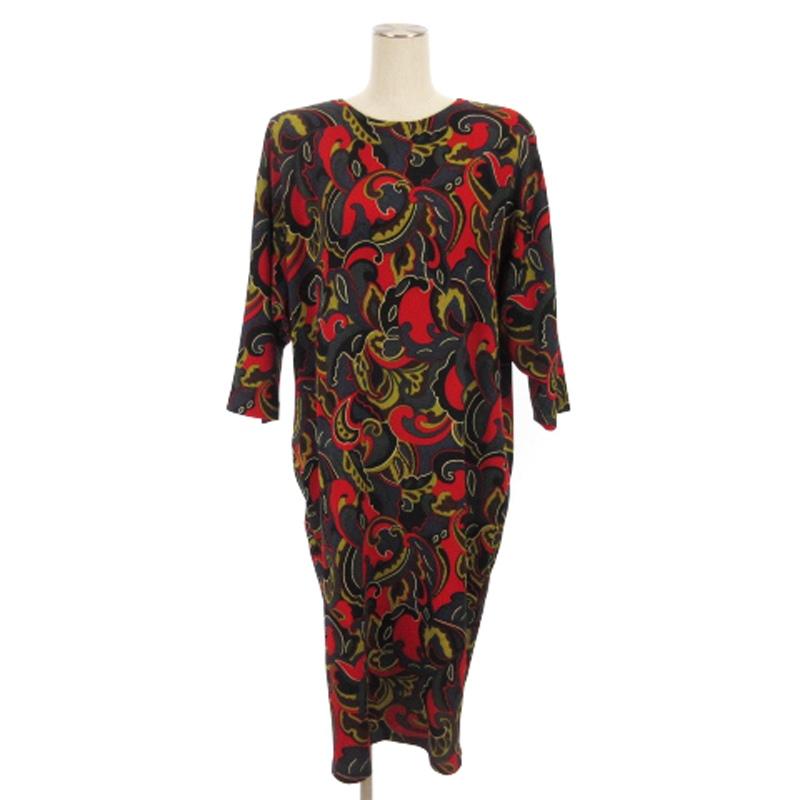 シセンドウ 詩仙堂 HITOSHI TAMURA ワンピース ロング 長袖 ちりめん