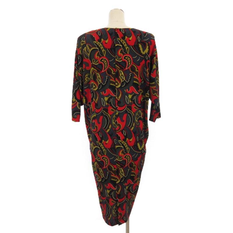 ヒトシタムラ詩仙堂ロングワンピース　高級ちりめん シセンドウ 詩仙堂 HITOSHI TAMURA ワンピース ロング 長袖