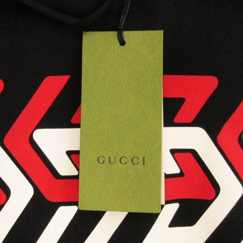 GUCCI（グッチ） ミラーロゴ スウェット パーカー プルオーバー 裏毛