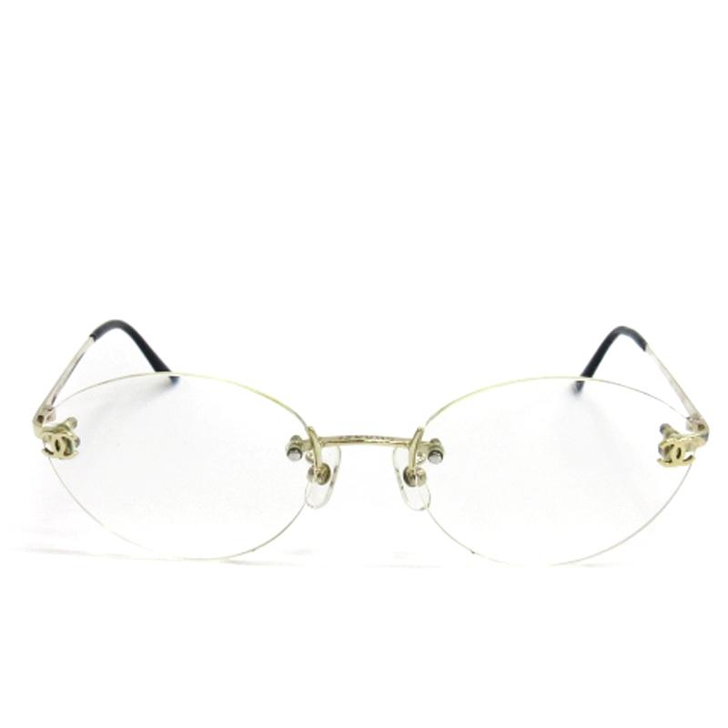 CHANEL（シャネル） ココマーク メガネフレーム 度入り K14WG 2013K