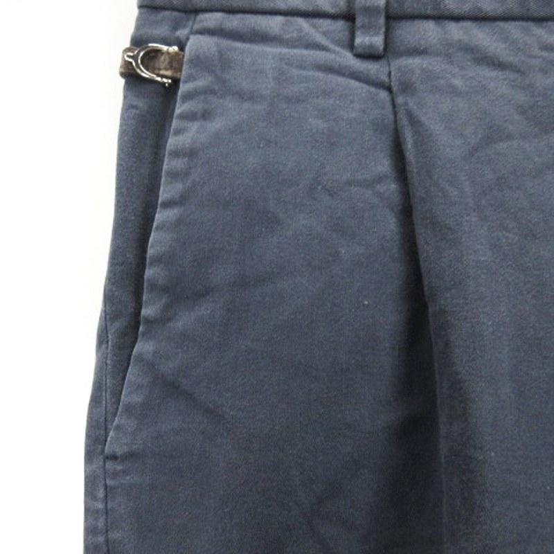 GUCCI グッチ チノパンツ チノパン 44 ネイビー 250217E □GY03 メンズ 