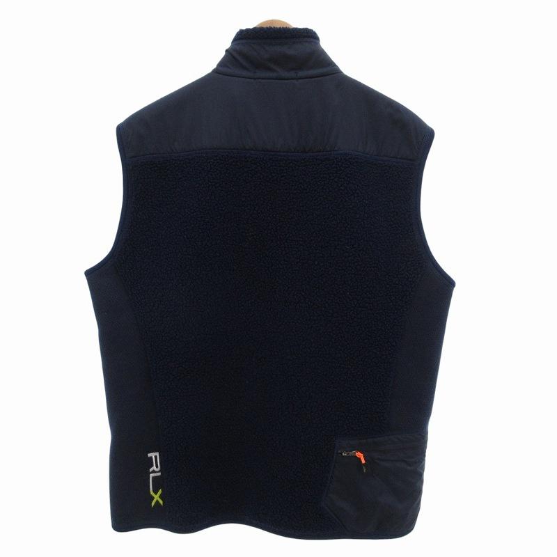 2 / 6 RLX ラルフローレン ゴルフ 防風ベスト【ネイビー/L】新品！