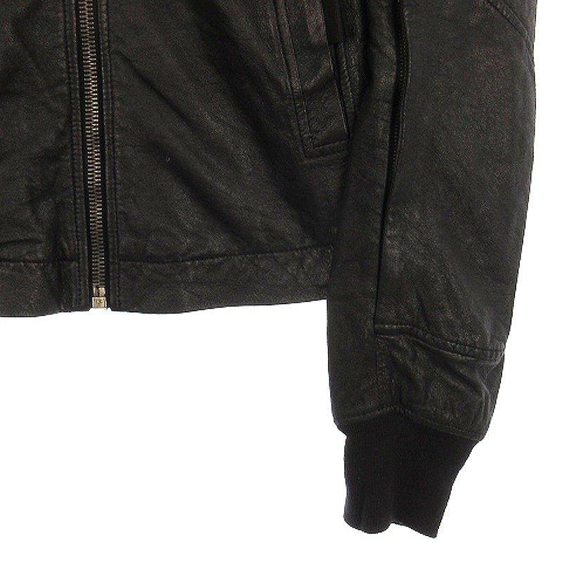 リックオウエンス Rick Owens ラムレザー ジップアップ ブルゾン リックオウエンス Rick Owens ラムレザー ジップアップ ブルゾン
