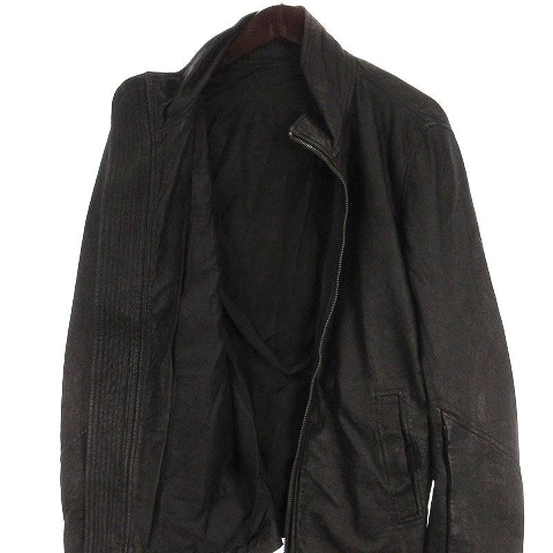 リックオウエンス Rick Owens ラムレザー ジップアップ ブルゾン リックオウエンス Rick Owens ラムレザー ジップアップ ブルゾン